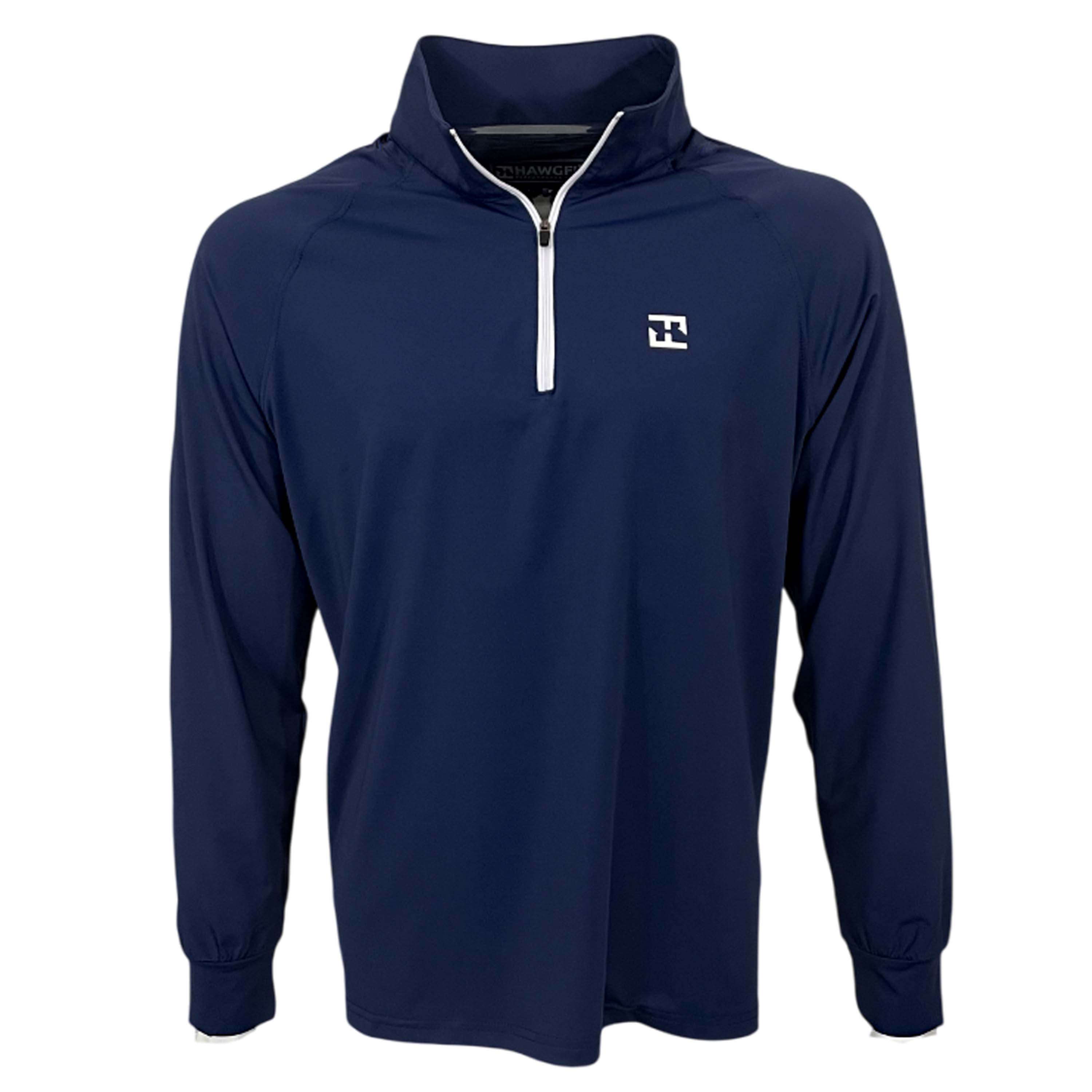 Men's Navy Performance Tech Q-Zip – HAWGFIN